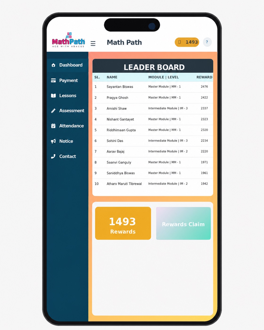 MathPath app screenshot